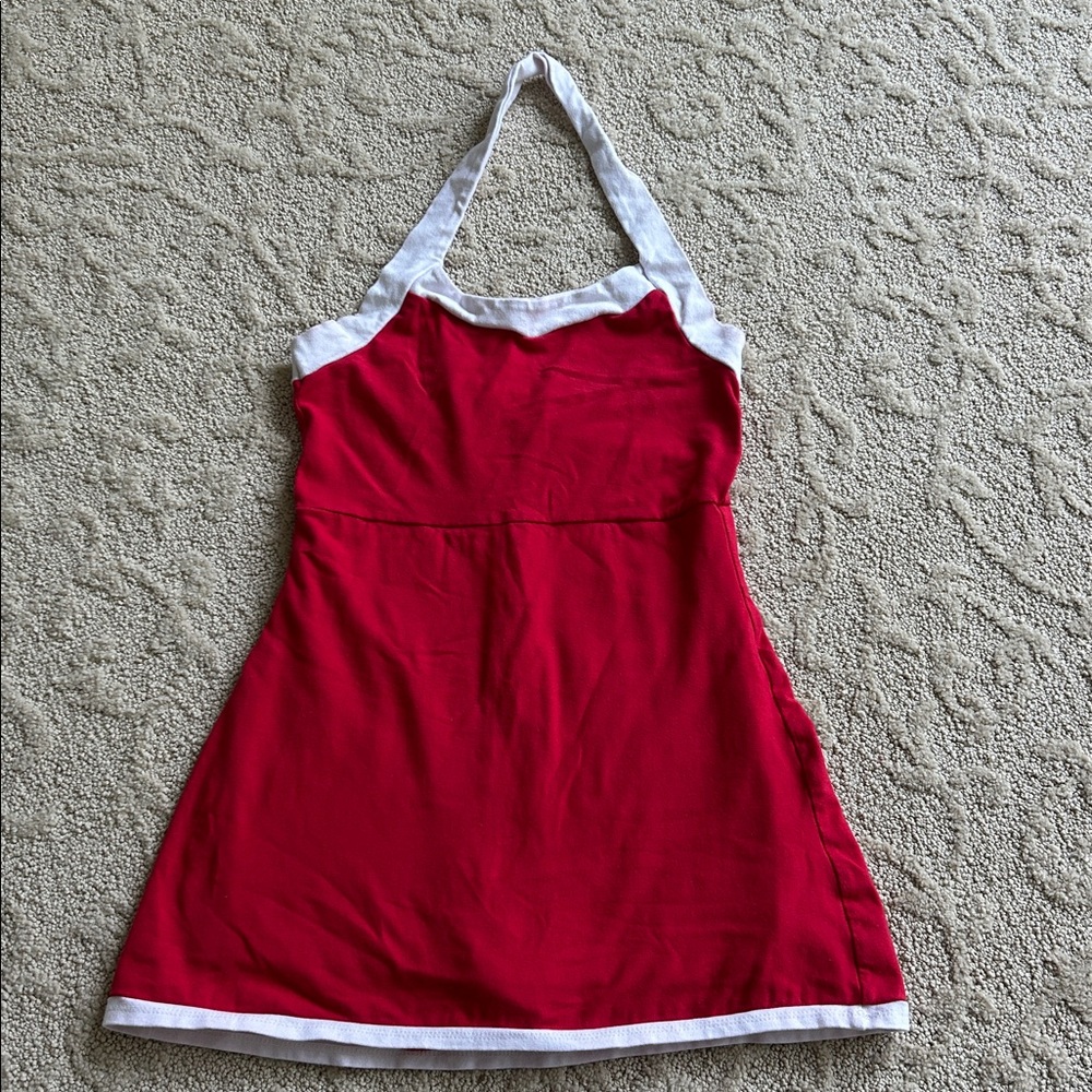 Urban Outfitters Red and White Top